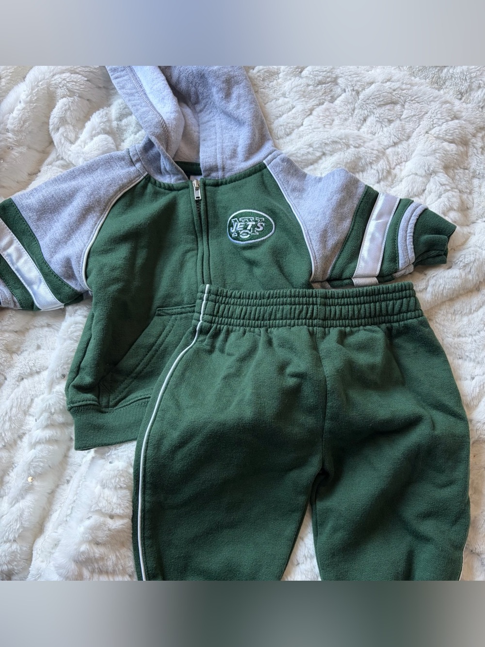 NFL New York Jets Baby Boys 2-Piece Set Size 0-3M Hoodie Jogger